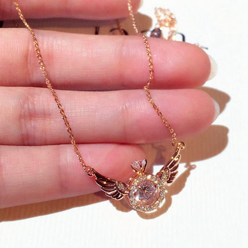 Angel Wings Pendant Necklace