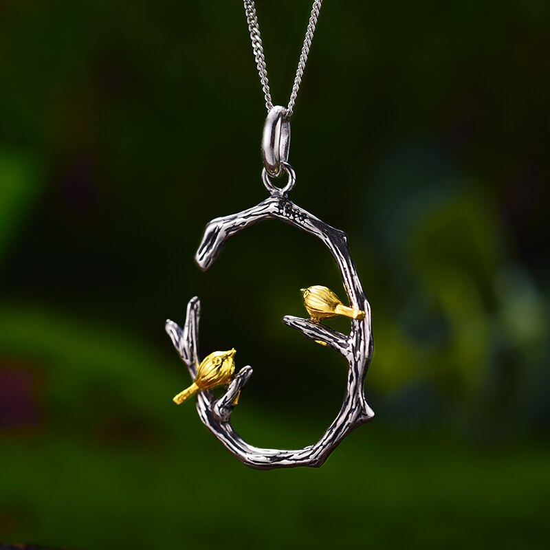 Bird on Branch Pendant