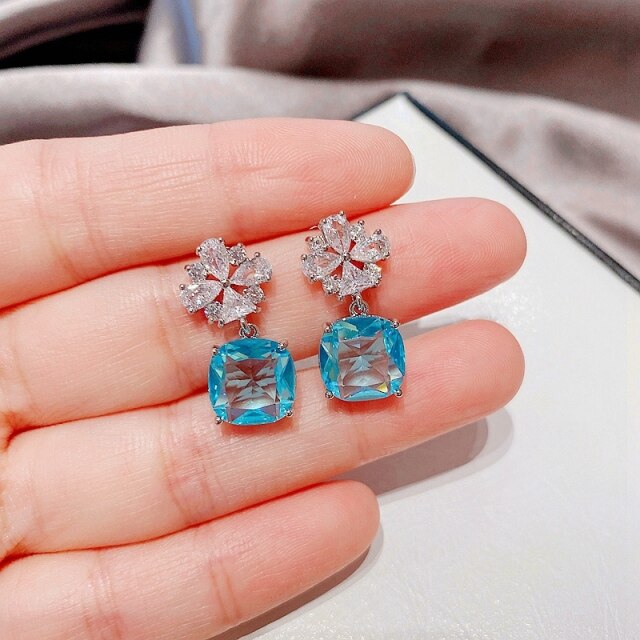 Crystal Drop Earrings