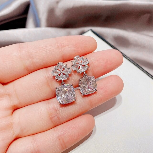 Crystal Drop Earrings